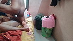 Indian housewife licks husband’s penis in her mouth