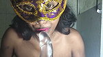 Indian wife playing with dildo