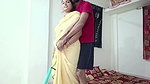 Riya Bhabhi was sweeping her master’s house, the owner made sexual relations by talking sexy