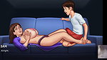 SUMMER TIME SAGA! MILF STEP-MOM HAVE ME BOOBJOB AND THEN I FUCKED HER!