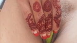 Beautiful Asian Girl Masturbating on the Couch