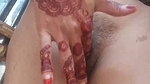 Beautiful Asian Girl Masturbating on the Couch