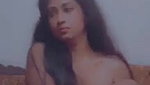 Beautiful girl showing