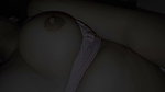 BDSM Slapping and Belt Whipping of Milky Tits with Belt