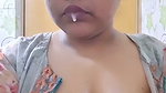 Horny Babe Teasing Pressing Licking Boobs (2) 4