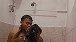 Desi Couple Gets Horny While Bathing (2)