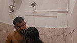 Desi Couple Gets Horny While Bathing (2)