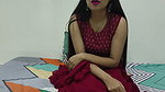 Hot Indian saara bhabhi pussy licking and hard fuck for teaching first sex to devar