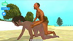 Naughty CJ secretly fucked a nude white women with his big black dick GTA San Andreas Hot Coffee Mod