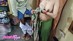 Sasur Tries To Seduce Her Charming Bahu During house working Night 4K Video