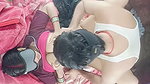 Ass pussy fucking cock sucking pussy sucking breasts sucking milk from the breast and sitting on the cock in doggy style and lying straight on Hindi audio