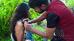 Chacha ki sauteli beti ko park me bulake chudai kiya