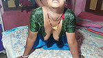 Indian hot attractive granny sucking cock, fucked by her husband hardcore sex video