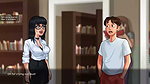 Library room sex and College bathroom blowjob