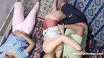 Indian Homemade Threesome Sex Party with Wife and Stepsister