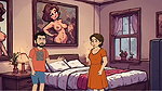 Newly married couples first night sex in hotel room