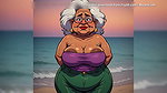 Thick BBW Indian Women at Beach Ai
