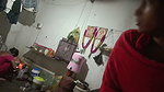 Stepsister did a handjob for the first time in front of stepmom, sucked cock, showed big tits in Hindi audio