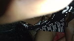 The desi bhabhi didn’t get any pleasure from the cock, so she’s fingering her pussy to get off