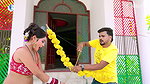 – Madhu Rai boobs grabbed well, rubbed & felt in bra, navel grabbed, cleavage 1