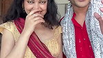 Marathi girl open navel in red saree 1