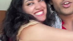Marathi girl open navel in red saree 1