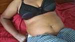 Hood Bitch with a Big Booty on Bed