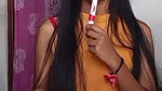 Horny Naughty Girl Mastrubate Fingering With a Pen & Sucking It -10Clips 2 6