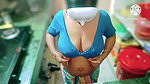 Hot Tamil Step Mom Gave Nice Blow and Get Fucked Her Mouth and Pussy by Her Step Son in the Kitchen