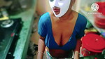 Hot Tamil Step Mom Gave Nice Blow and Get Fucked Her Mouth and Pussy by Her Step Son in the Kitchen