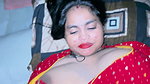 My Hot Indian Wife in Red Saree Seduced Me for Full Night Wild Ride