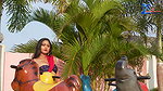 hot shree huge cleavage hot navel show photoshoot 2