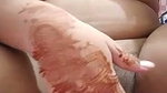 DESI CHUBBY HIJABI GF STRIPPING DRESS SHOWING & FINGERING PUSSY 6 CLIPS 2 4