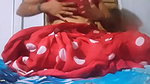 Indian beautiful sister-in-law in red saree fingering in thirsty pussy xvideo