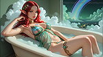Lustrender Young Elf Woman Slideshow – Mythic Surreal Fantasy Art