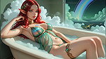 Lustrender Young Elf Woman Slideshow – Mythic Surreal Fantasy Art