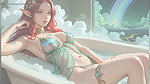 Lustrender Young Elf Woman Slideshow – Mythic Surreal Fantasy Art