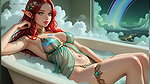 Lustrender Young Elf Woman Slideshow – Mythic Surreal Fantasy Art