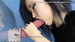 Riona’s hole is fucked hard with another man’s big cock in the bathroom