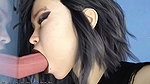 Riona’s hole is fucked hard with another man’s big cock in the bathroom