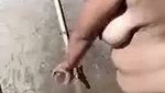 Tamil Big Boobs Girl Bathing Nude