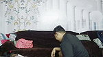Threesome part 2. Husband’s stepfather and husband fuck me together