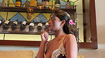 DISHA YUMMY BABE EXPOSE DEEP CLEAVAGE SHOW 2