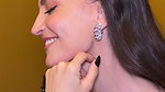 Gorgeous Model Elli AvrRam Hot In Backless Black Dress With Cleavage Show Yumm 2 1
