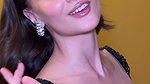 Gorgeous Model Elli AvrRam Hot In Backless Black Dress With Cleavage Show Yumm 2 1