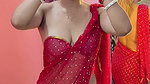 MONALISA DAMN SEDUCTIVE SEXY IN TOPLESS SAREE FAPWORTHY VIDEOS 2 2