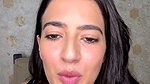 Sexy Model Soundous Moufakir Showing Cleavage Random Live Show 2