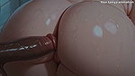 Full hardcore back side sex 3D Animation