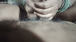 Seeing my stepsister horny, I went near her, grabbed her penis and masturbated.aur mera mutth mara