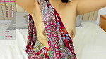 Horny babe in saree without blouse Exposing Boobs With Nipple